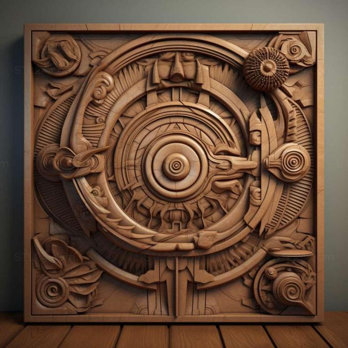 Patterns and decorations (Twin Sector 4, PATTERN_1520) 3D models for cnc